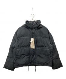 BADWAY（バッドウェイ）の古着「グランジフェードダウンジャケット」｜グレー