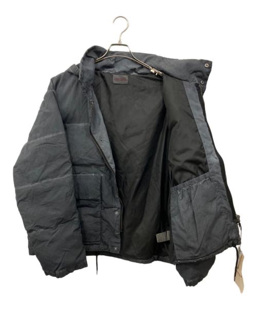 BADWAY（バッドウェイ）BADWAY (バッドウェイ) グランジフェードダウンジャケット グレー サイズ:L 未使用品の古着・服飾アイテム