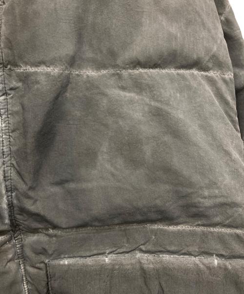 BADWAY（バッドウェイ）BADWAY (バッドウェイ) グランジフェードダウンジャケット グレー サイズ:L 未使用品の古着・服飾アイテム