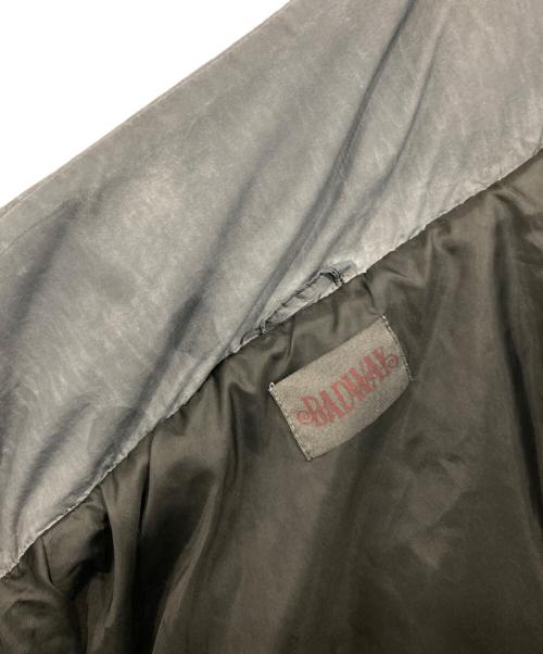 BADWAY（バッドウェイ）BADWAY (バッドウェイ) グランジフェードダウンジャケット グレー サイズ:L 未使用品の古着・服飾アイテム