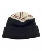 6cRAyonシックスクレヨン）の古着「ニット帽」｜ブラック