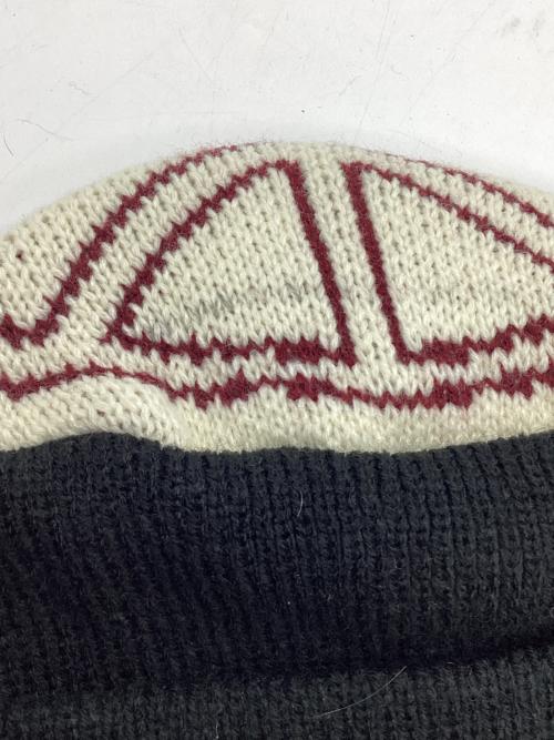 6cRAyon（シックスクレヨン）6CRAYON (シックスクレヨン) ニット帽 ブラックの古着・服飾アイテム