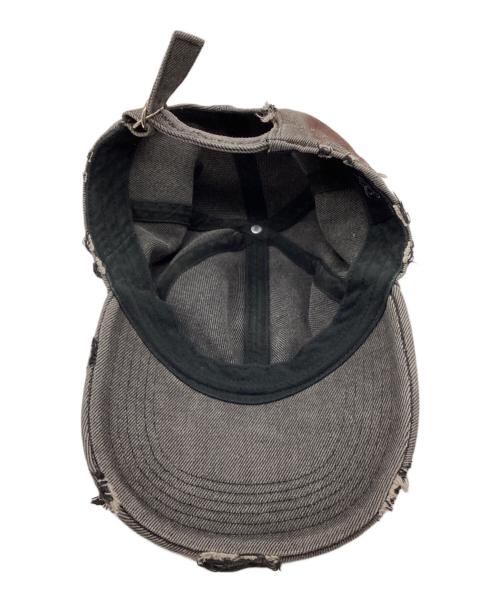 jcaesar studio（ジェイシーザー スタジオ）jcaesar studio (ジェイシーザー スタジオ)  DIRTY PEAKED CAP / ダーティー ピークト キャップ グレーの古着・服飾アイテム