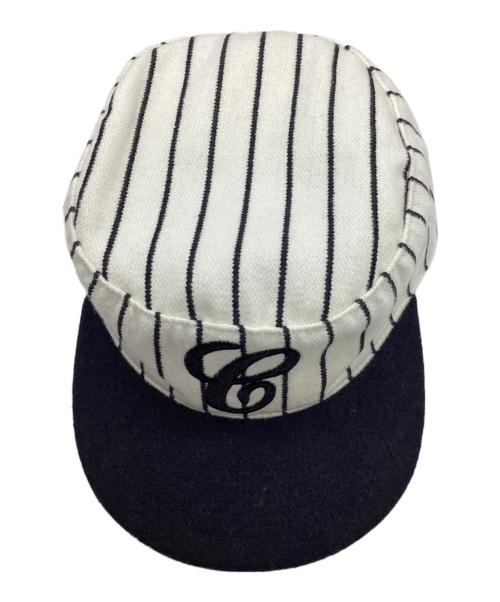 6cRAyon（シックスクレヨン）6CRAYON (シックスクレヨン) ピルボックスキャップ ホワイトの古着・服飾アイテム