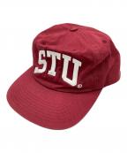 stussyステューシー）の古着「キャップ」｜レッド