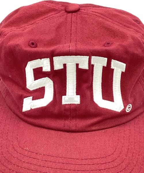 stussy（ステューシー）stussy (ステューシー) キャップ レッドの古着・服飾アイテム