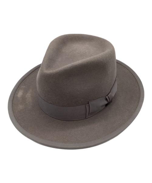 THE H.W.DOG&CO.（エイチダブリュードッグアンドコー）THE H.W.DOG&CO. (エイチダブリュードッグアンドコー) ハット グレー サイズ:40の古着・服飾アイテム