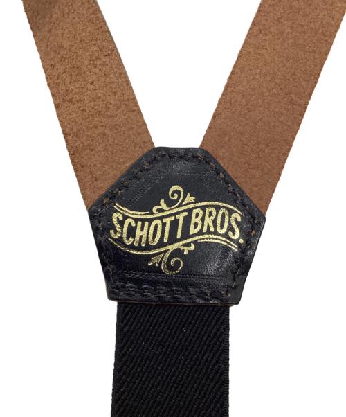 SCHOTT BROS.（ショット）SCHOTT BROS. (ショット) サスペンダー ブラックの古着・服飾アイテム