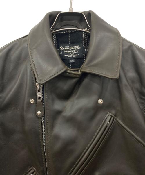 SCHOTT BROS.（ショット）SCHOTT BROS. (ショット) 629US ディーポケット ライダースジャケット ブラウン サイズ:38の古着・服飾アイテム