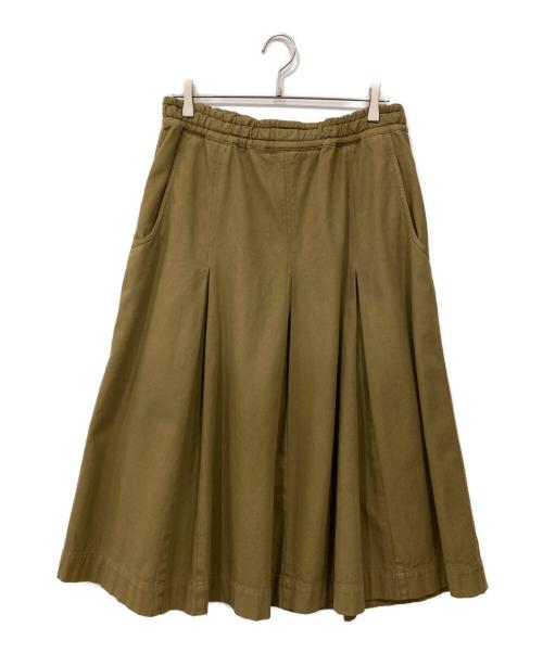 MHL（エムエイチエル）MHL (エムエイチエル) コットンツイルスカート ベージュ サイズ:3の古着・服飾アイテム