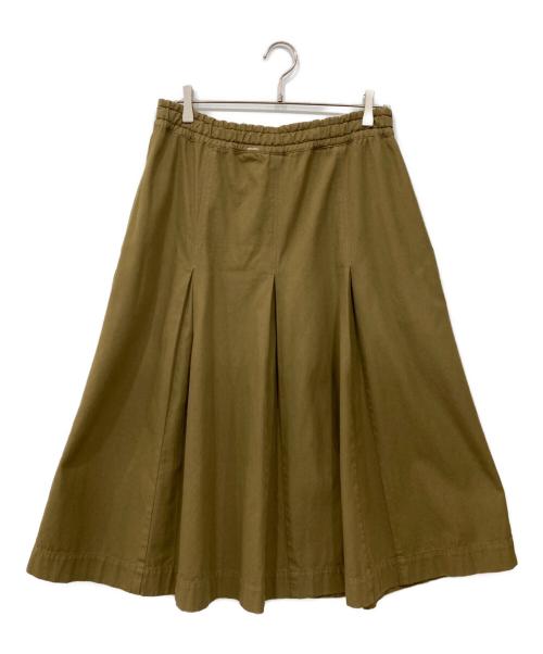 MHL（エムエイチエル）MHL (エムエイチエル) コットンツイルスカート ベージュ サイズ:3の古着・服飾アイテム
