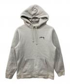 stussyステューシー）の古着「ロゴプルオーバーパーカー」｜グレー