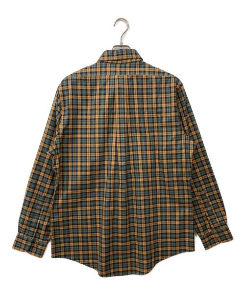 BROOKS BROTHERS（ブルックスブラザーズ）BROOKS BROTHERS (ブルックスブラザーズ) ボタンダウンシャツ ベージュ×グリーン サイズ:Lの古着・服飾アイテム