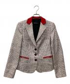 EMPORIO ARMANIエンポリオアルマーニ）の古着「3Bジャケット」｜レッド×ホワイト