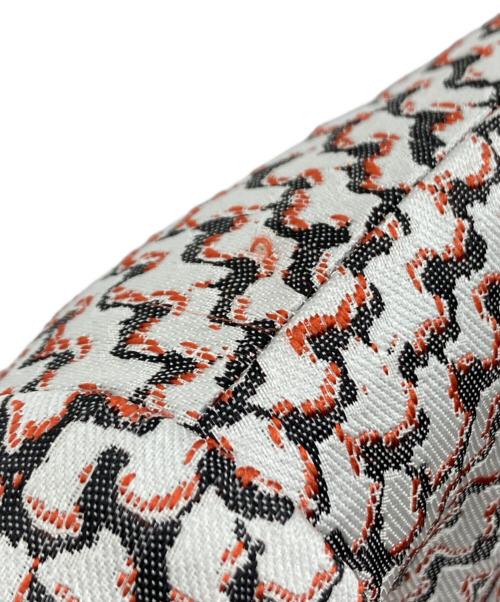 EMPORIO ARMANI（エンポリオアルマーニ）EMPORIO ARMANI (エンポリオアルマーニ) 3Bジャケット レッド×ホワイト サイズ:40の古着・服飾アイテム