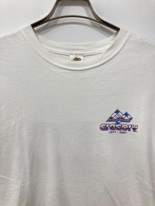GREGORY（グレゴリー）GREGORY (グレゴリー) プリントTシャツ ホワイト サイズ:Sの古着・服飾アイテム