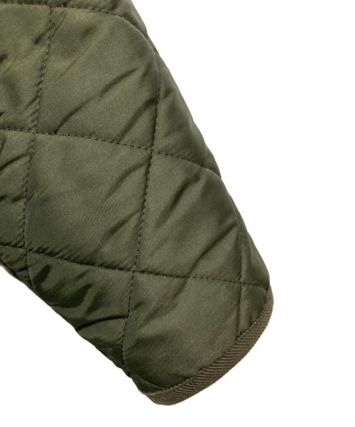 Traditional Weatherwear（トラディショナルウェザーウェア）Traditional Weatherwear (トラディショナルウェザーウェア) ARKLEY LONG(アークリー ロング) キルティングコート カーキ サイズ:36の古着・服飾アイテム