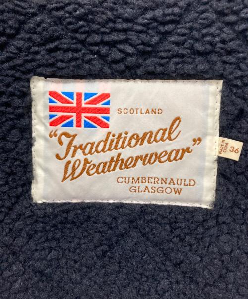 Traditional Weatherwear（トラディショナルウェザーウェア）Traditional Weatherwear (トラディショナルウェザーウェア) ARKLEY LONG(アークリー ロング) キルティングコート カーキ サイズ:36の古着・服飾アイテム