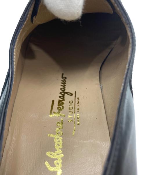 Salvatore Ferragamo（サルヴァトーレ フェラガモ）Salvatore Ferragamo (サルヴァトーレ フェラガモ) ストレートチップシューズ ブラック サイズ:8の古着・服飾アイテム
