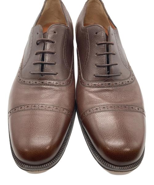 Salvatore Ferragamo（サルヴァトーレ フェラガモ）Salvatore Ferragamo (サルヴァトーレ フェラガモ) ストレートチップシューズ ブラウン サイズ:9の古着・服飾アイテム