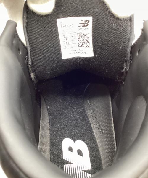 NEW BALANCE（ニューバランス）NEW BALANCE (ニューバランス) レザーハイカットスニーカー ブラック サイズ:27ｃｍの古着・服飾アイテム