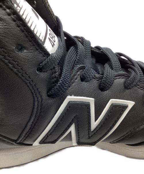 NEW BALANCE（ニューバランス）NEW BALANCE (ニューバランス) レザーハイカットスニーカー ブラック サイズ:27ｃｍの古着・服飾アイテム
