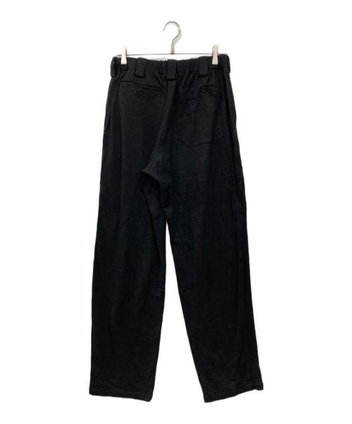 Yohji Yamamoto pour homme（ヨウジヤマモト プールオム）Yohji Yamamoto pour homme (ヨウジヤマモト プールオム) リネンパンツ ブラック サイズ:3の古着・服飾アイテム