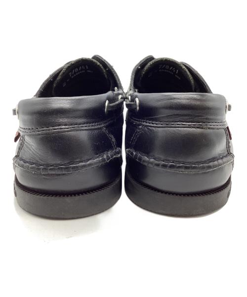 G.H.BASS&CO.（ジー・エイチ・バス・コー）G.H.BASS&CO. (ジー・エイチ・バス・コー) デッキシューズ ブラック サイズ:41の古着・服飾アイテム