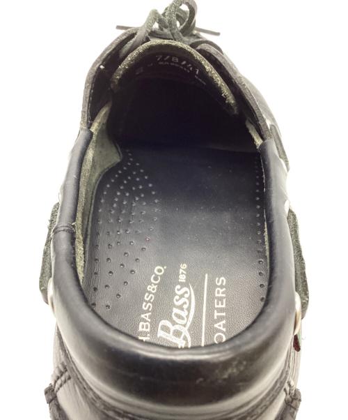 G.H.BASS&CO.（ジー・エイチ・バス・コー）G.H.BASS&CO. (ジー・エイチ・バス・コー) デッキシューズ ブラック サイズ:41の古着・服飾アイテム