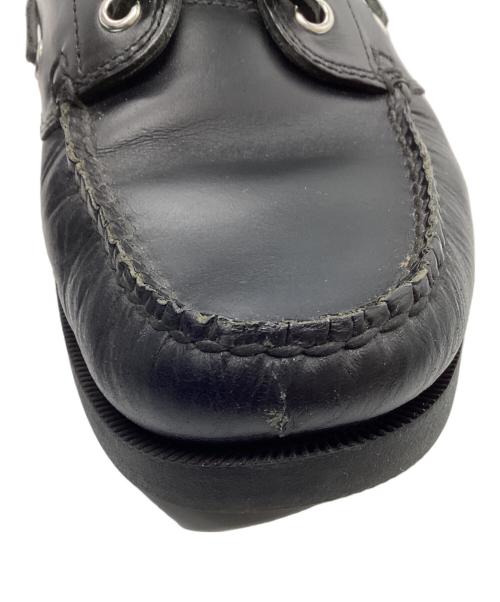 G.H.BASS&CO.（ジー・エイチ・バス・コー）G.H.BASS&CO. (ジー・エイチ・バス・コー) デッキシューズ ブラック サイズ:41の古着・服飾アイテム