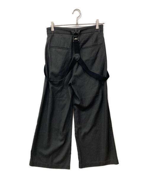 JOURNAL STANDARD relume（ジャーナルスタンダード レリューム）JOURNAL STANDARD relume (ジャーナルスタンダード レリューム) サスペンダーワイドパンツ グレー サイズ:36の古着・服飾アイテム