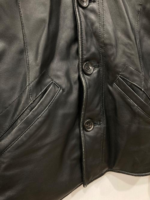theory（セオリー）theory (セオリー) レザージャケット ブラック サイズ:38の古着・服飾アイテム