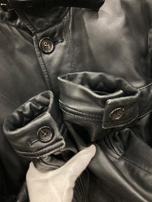 theory（セオリー）theory (セオリー) レザージャケット ブラック サイズ:38の古着・服飾アイテム