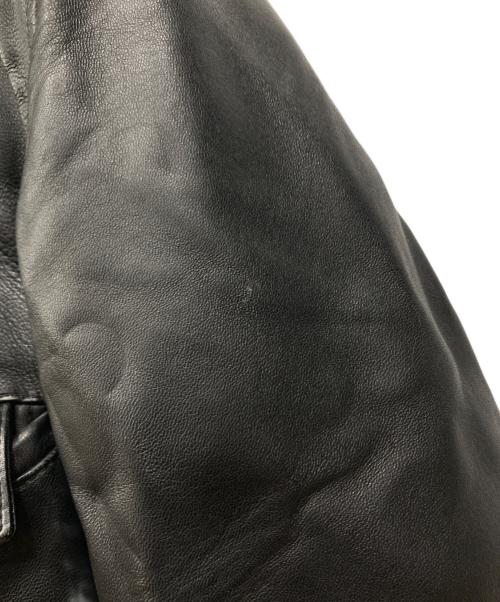 theory（セオリー）theory (セオリー) レザージャケット ブラック サイズ:38の古着・服飾アイテム