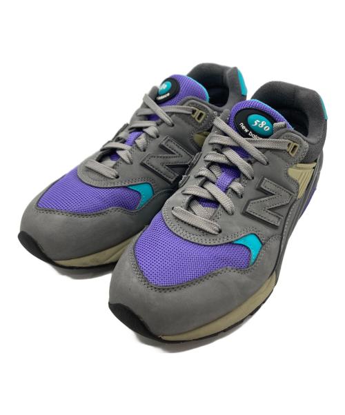 NEW BALANCE（ニューバランス）NEW BALANCE (ニューバランス) ローカットスニーカー グレー×パープル サイズ:27ｃｍの古着・服飾アイテム