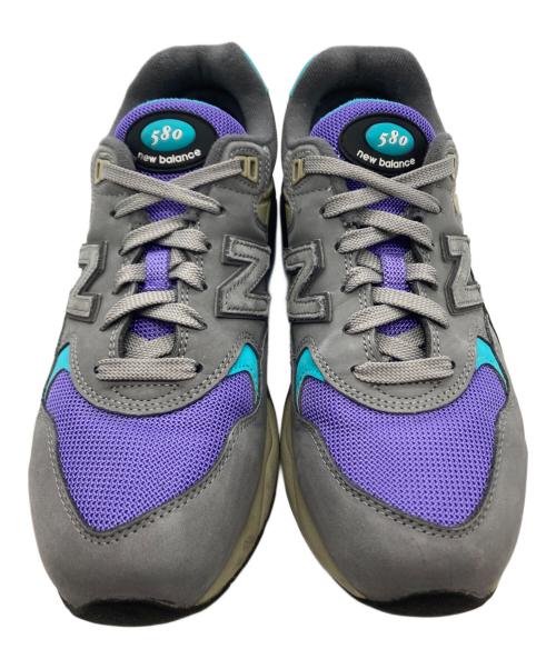 NEW BALANCE（ニューバランス）NEW BALANCE (ニューバランス) ローカットスニーカー グレー×パープル サイズ:27ｃｍの古着・服飾アイテム