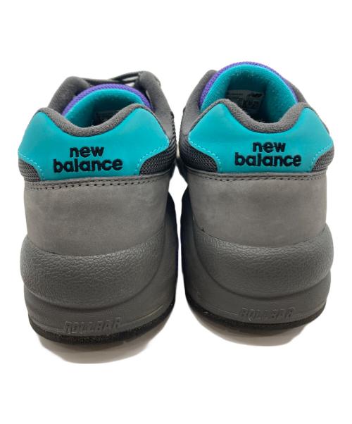 NEW BALANCE（ニューバランス）NEW BALANCE (ニューバランス) ローカットスニーカー グレー×パープル サイズ:27ｃｍの古着・服飾アイテム