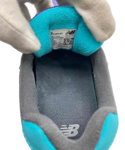 NEW BALANCE（ニューバランス）NEW BALANCE (ニューバランス) ローカットスニーカー グレー×パープル サイズ:27ｃｍの古着・服飾アイテム
