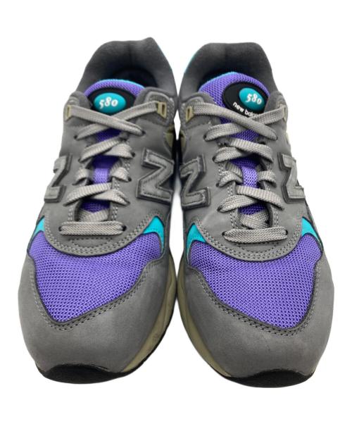NEW BALANCE（ニューバランス）NEW BALANCE (ニューバランス) ローカットスニーカー グレー×パープル サイズ:27ｃｍの古着・服飾アイテム