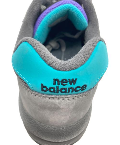 NEW BALANCE（ニューバランス）NEW BALANCE (ニューバランス) ローカットスニーカー グレー×パープル サイズ:27ｃｍの古着・服飾アイテム