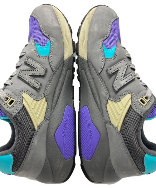 NEW BALANCE（ニューバランス）NEW BALANCE (ニューバランス) ローカットスニーカー グレー×パープル サイズ:27ｃｍの古着・服飾アイテム
