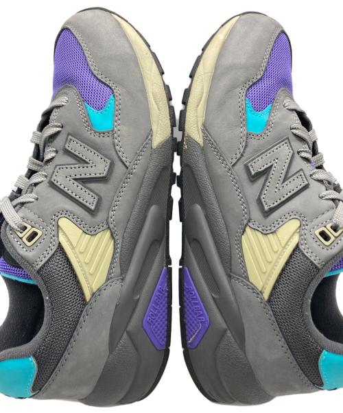 NEW BALANCE（ニューバランス）NEW BALANCE (ニューバランス) ローカットスニーカー グレー×パープル サイズ:27ｃｍの古着・服飾アイテム
