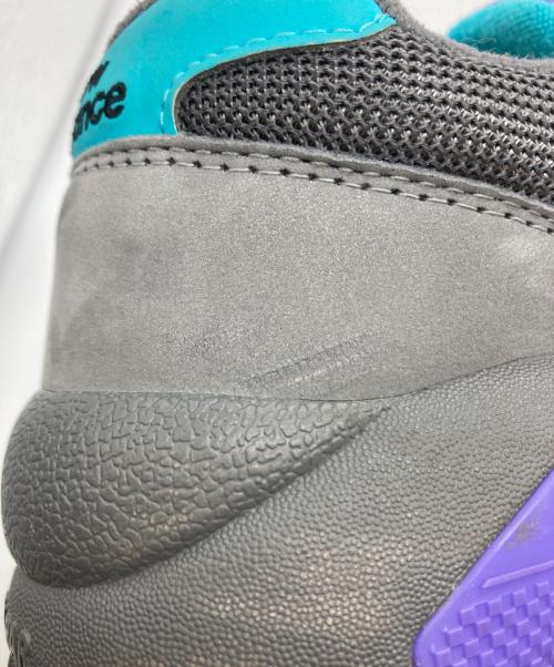 NEW BALANCE（ニューバランス）NEW BALANCE (ニューバランス) ローカットスニーカー グレー×パープル サイズ:27ｃｍの古着・服飾アイテム