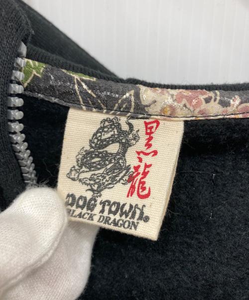 DOG TOWN（ドッグ タウン）DOG TOWN (ドッグ タウン) ジップパーカー ブラック サイズ:XLの古着・服飾アイテム