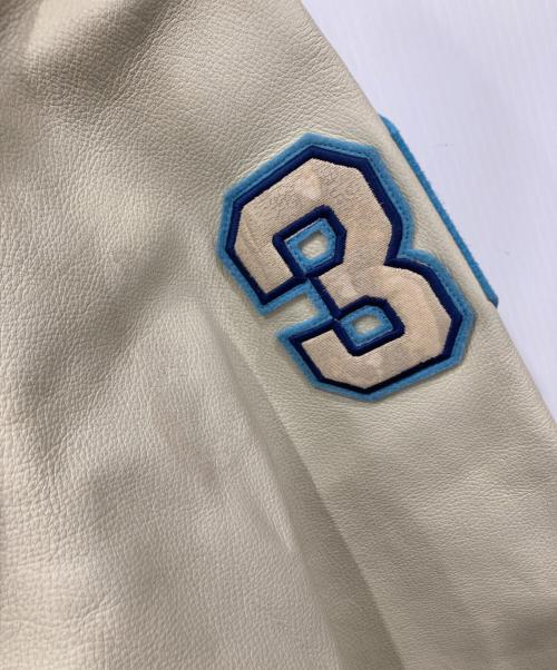 CLUB GALLERY（クラブ ギャラリー）CLUB GALLERY (クラブ ギャラリー) レザー切替ジャケット ネイビー サイズ:LLの古着・服飾アイテム