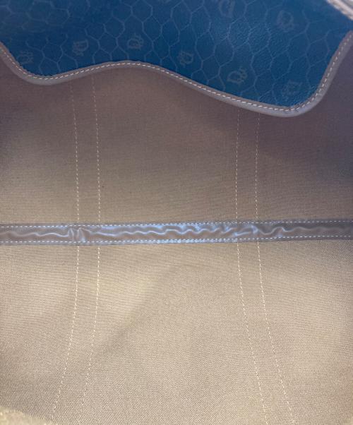 Christian Dior（クリスチャン ディオール）Christian Dior (クリスチャン ディオール) ハニカム柄ボストンバッグ ブラウンの古着・服飾アイテム