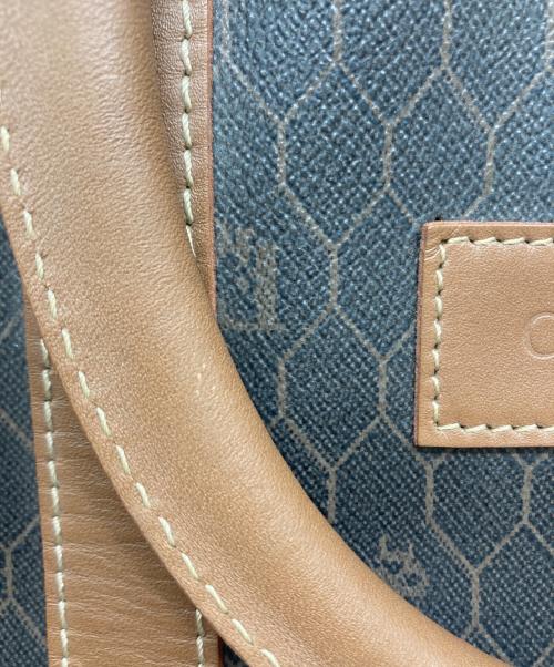 Christian Dior（クリスチャン ディオール）Christian Dior (クリスチャン ディオール) ハニカム柄ボストンバッグ ブラウンの古着・服飾アイテム