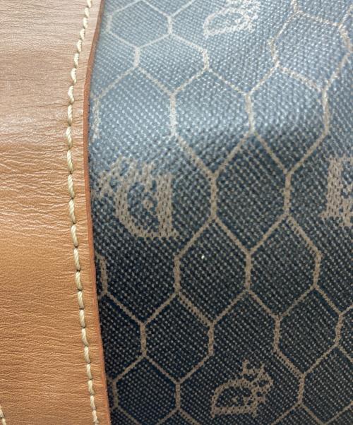 Christian Dior（クリスチャン ディオール）Christian Dior (クリスチャン ディオール) ハニカム柄ボストンバッグ ブラウンの古着・服飾アイテム