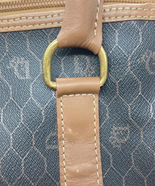 Christian Dior（クリスチャン ディオール）Christian Dior (クリスチャン ディオール) ハニカム柄ボストンバッグ ブラウンの古着・服飾アイテム