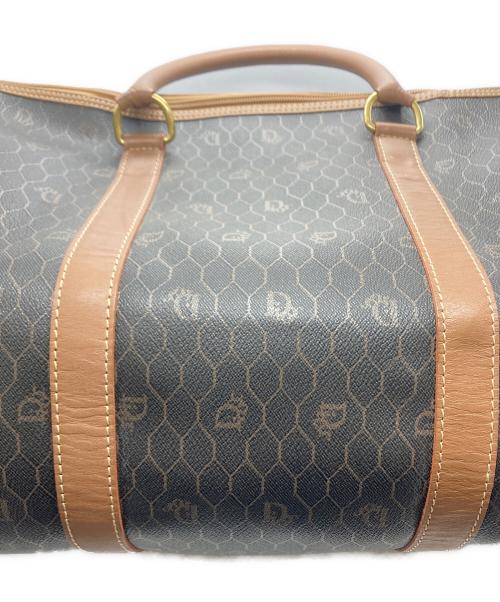 Christian Dior（クリスチャン ディオール）Christian Dior (クリスチャン ディオール) ハニカム柄ボストンバッグ ブラウンの古着・服飾アイテム